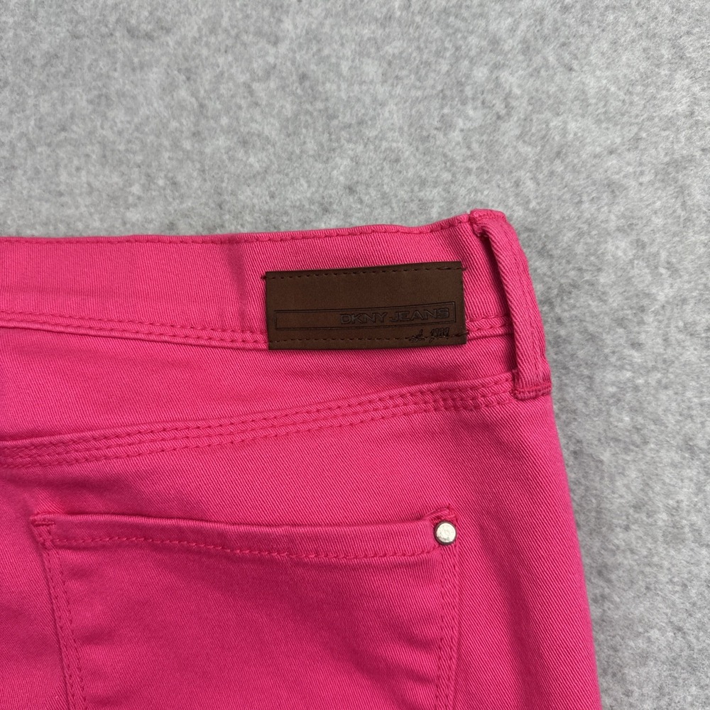 DKNY Women's City Skinny Pink Jeans Size 8 - Picture 7 of 10